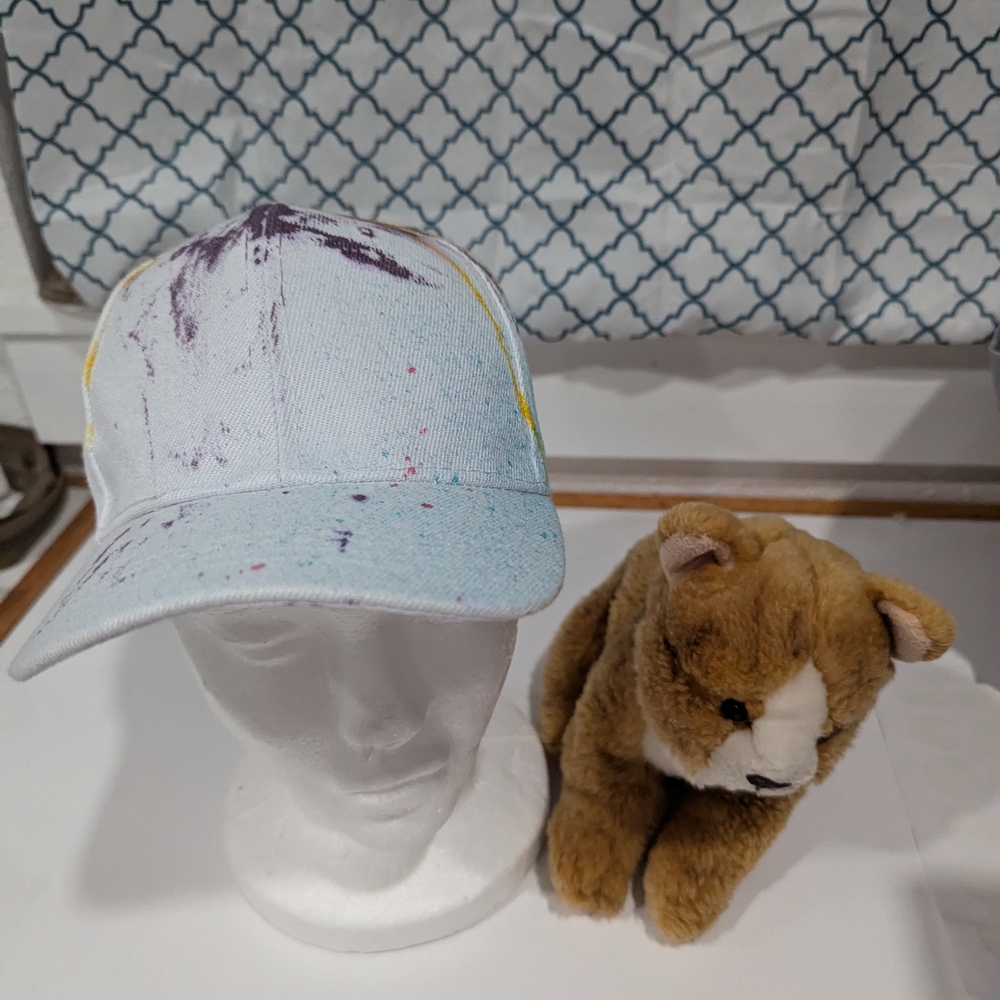 Colorful Splatter Baseball Cap